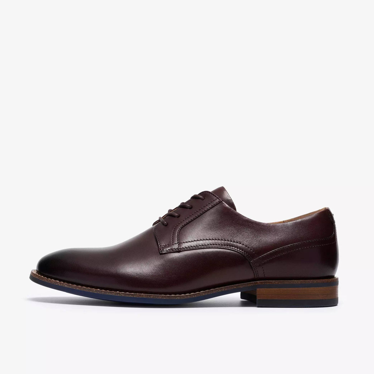 Clarks Bowburn Lace Leather Shoe - Brown