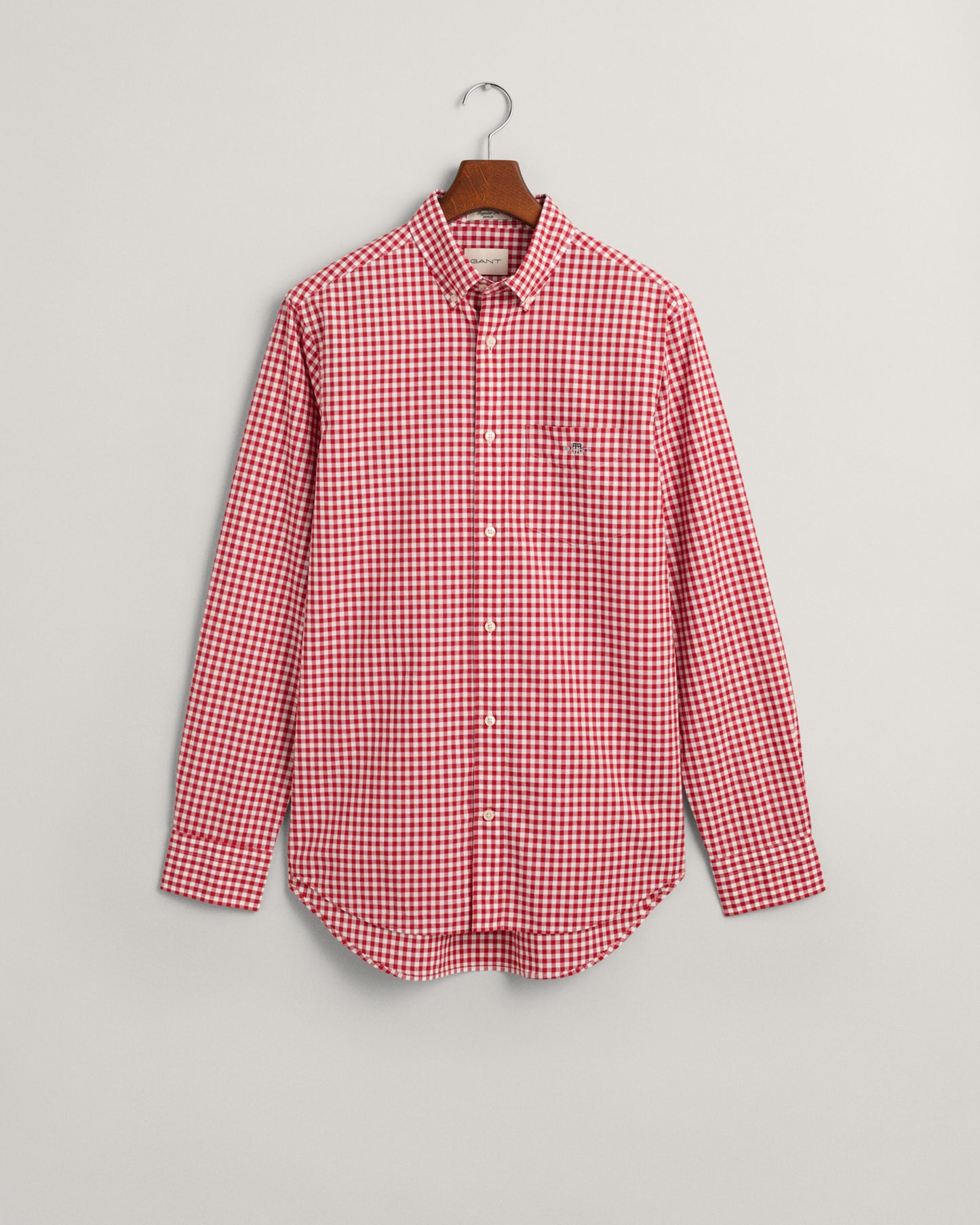 Gant Regular Fit Gingham Poplin Shirt