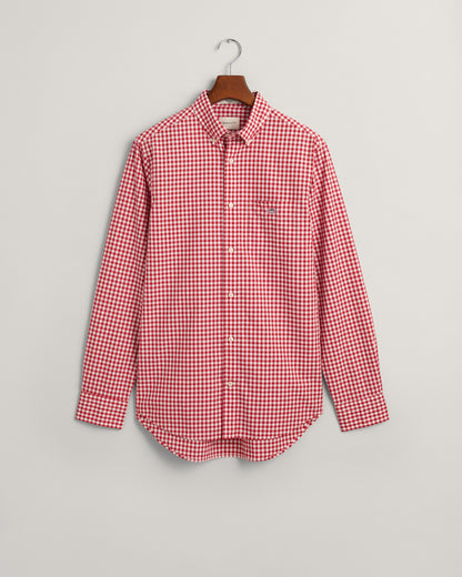 Gant Regular Fit Gingham Poplin Shirt