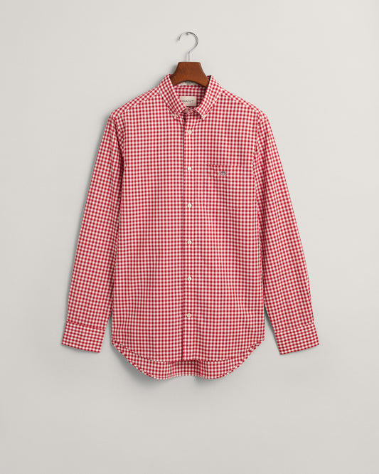 Gant Regular Fit Gingham Poplin Shirt