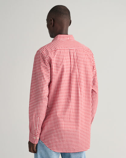 Gant Regular Fit Gingham Poplin Shirt