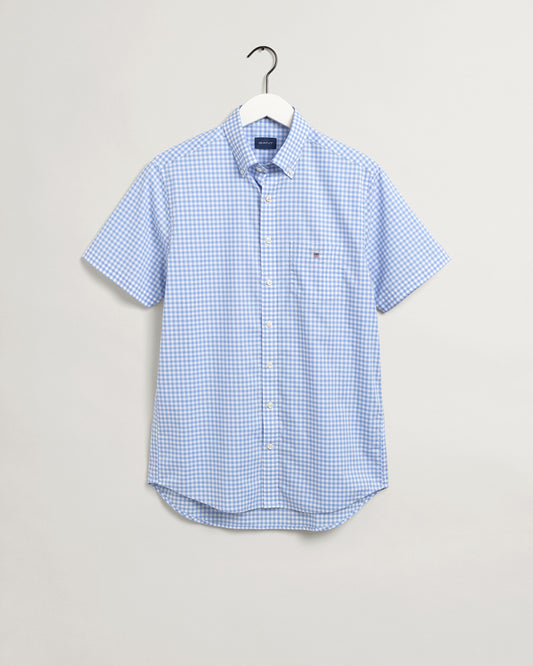 Gant Regular Broadcloth Gingham Short Sleeve BD Dhirt