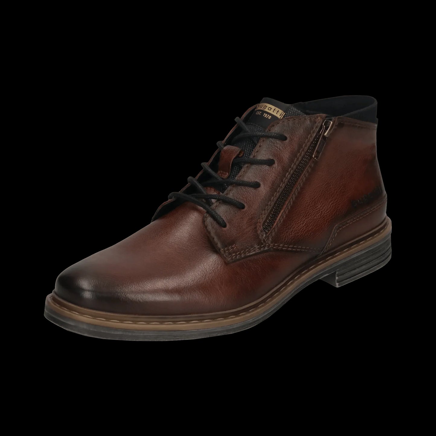 Leather Lace-up Boots
