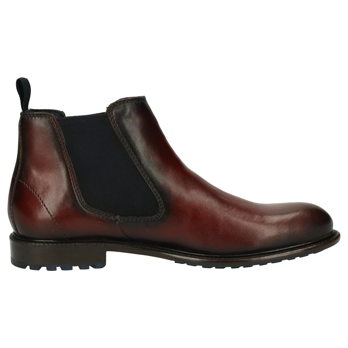Bugatti Bonifacio Leather Chelsea Boot - Mid Brown