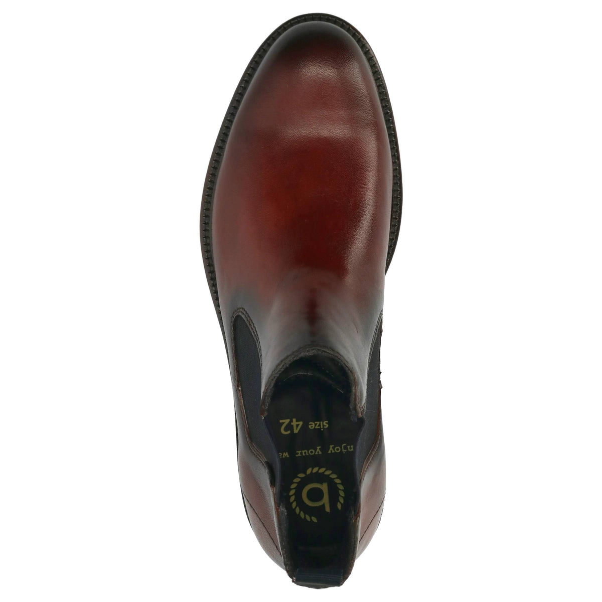 Bugatti Bonifacio Leather Chelsea Boot - Mid Brown