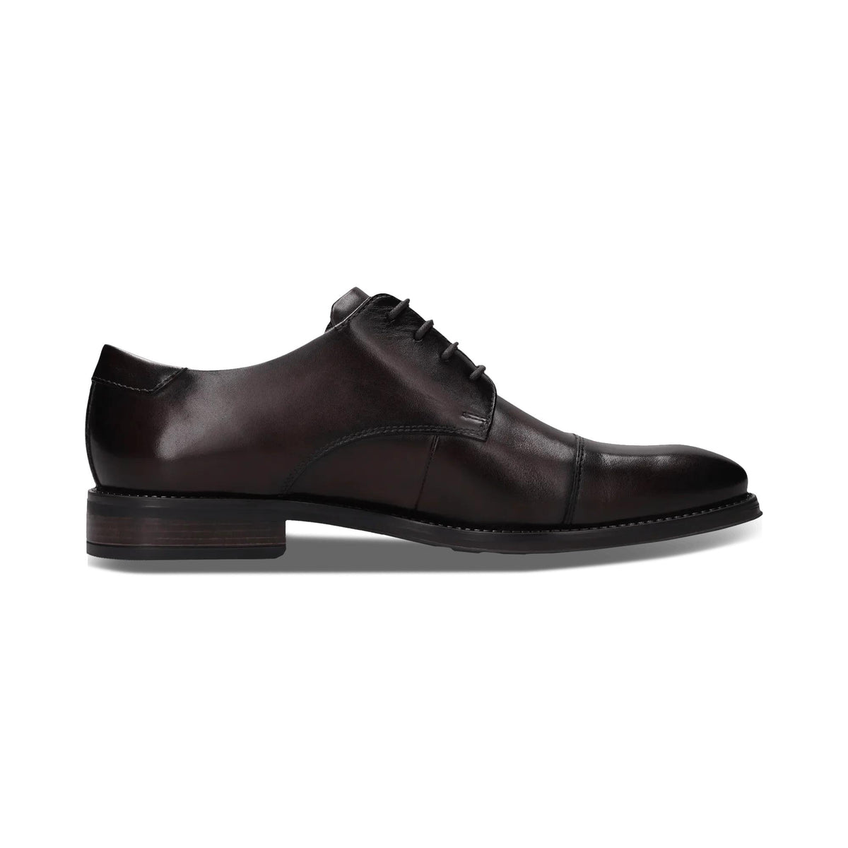 Bugatti Witt Leather Derby Shoe - Dark Brown