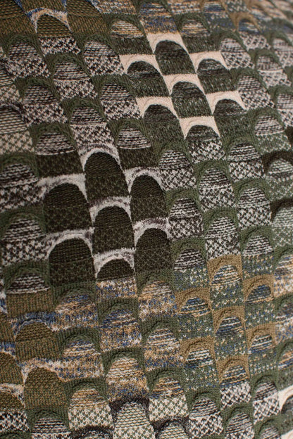 Multicolored Geometric Patterned Sweater