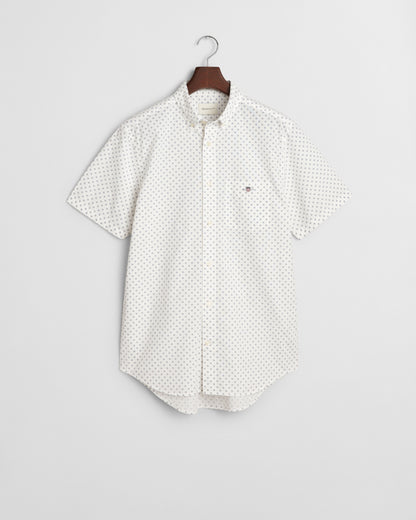 Gant Micro Print Short Sleeve Shirt