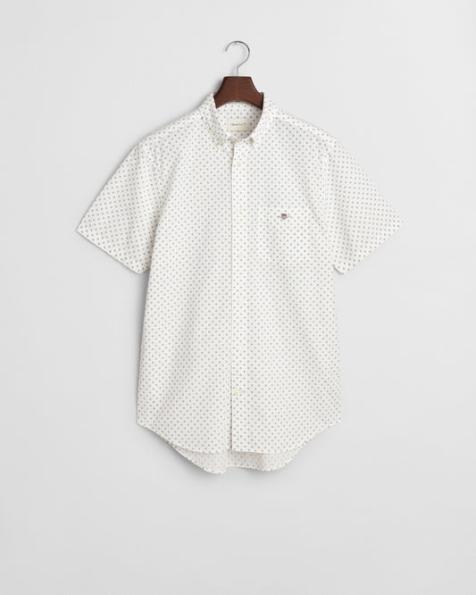 Gant Micro Print Short Sleeve Shirt