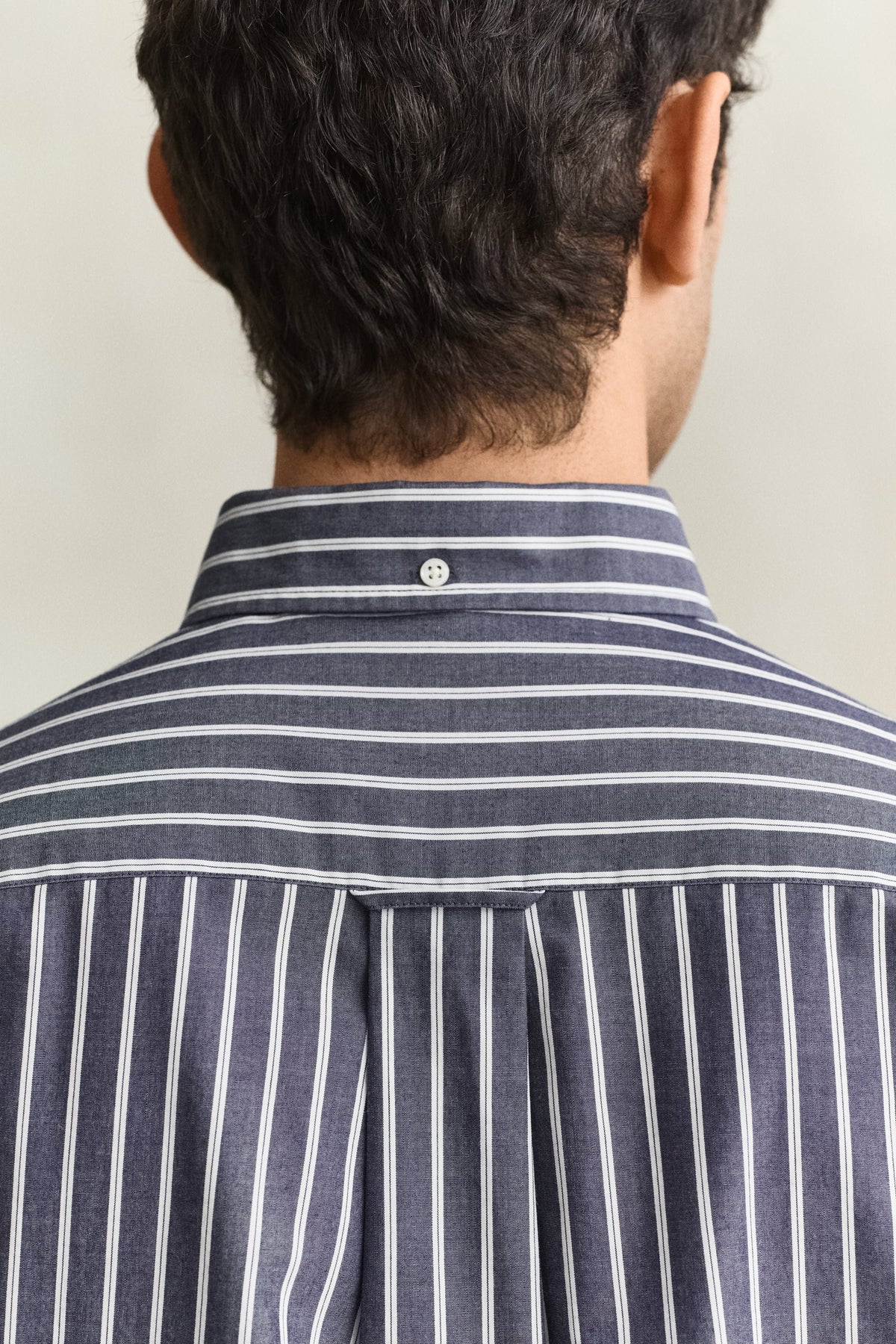 GANT Regular Fit Poplin Stripe Shirt – Classic Blue