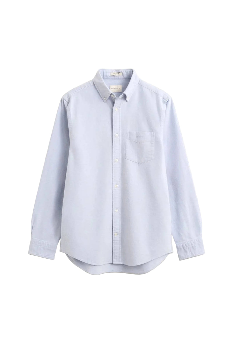 GANT Regular Fit Brushed Oxford Shirt – Clear Sky Blue