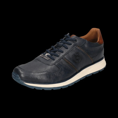 Leather Sneaker with Side Zip