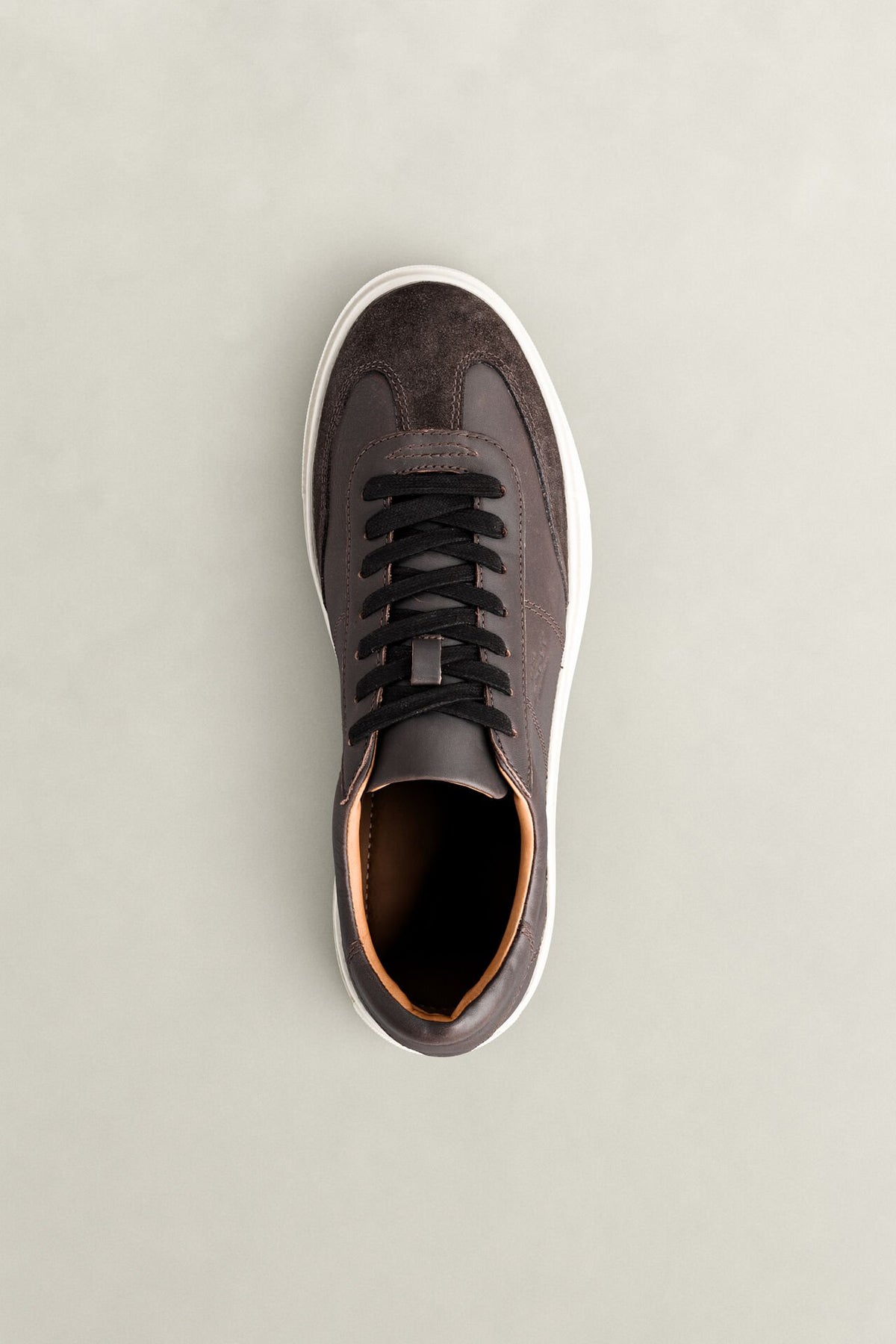 GANT Mc Julien Leather & Suede Sneakers – Dark Brown