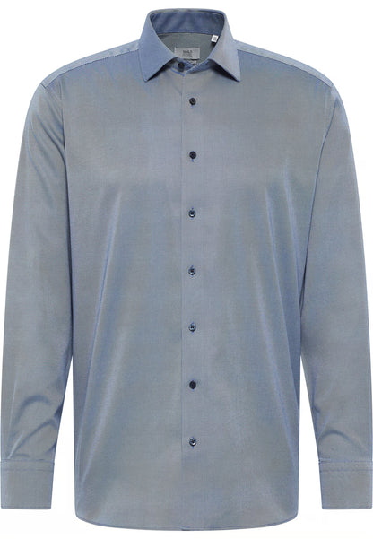 MODERN FIT Shirt in smoke blue structured