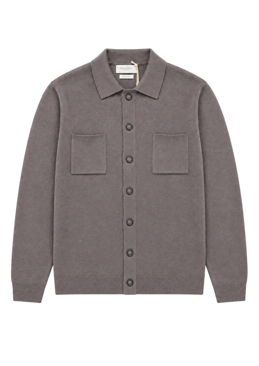 Daniele Fiesoli Pure Wool Knitted Overshirt – Grey