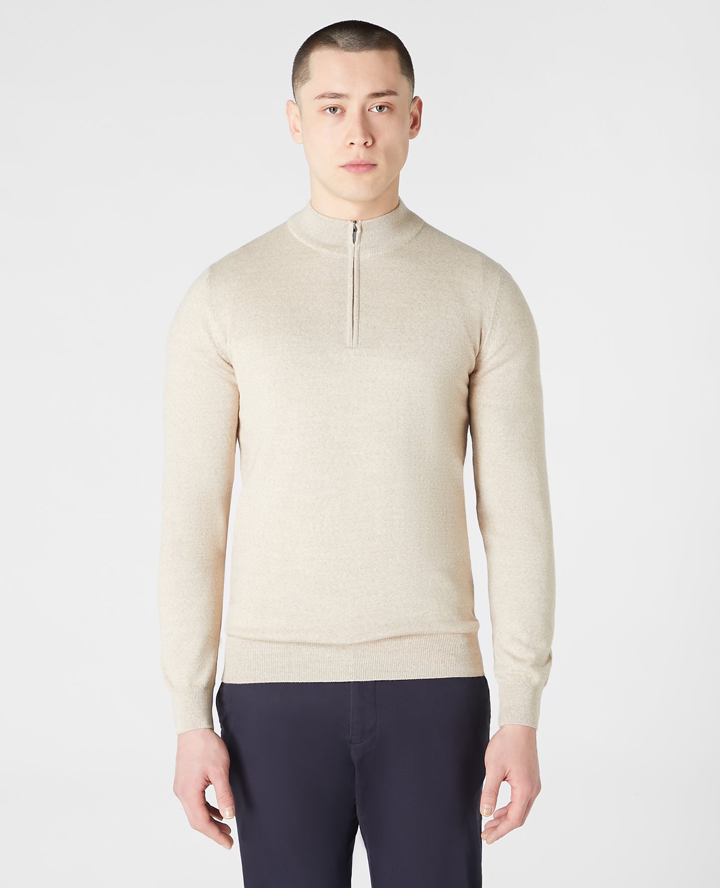 Remus Uomo Long Sleeve Half Zip Sweater