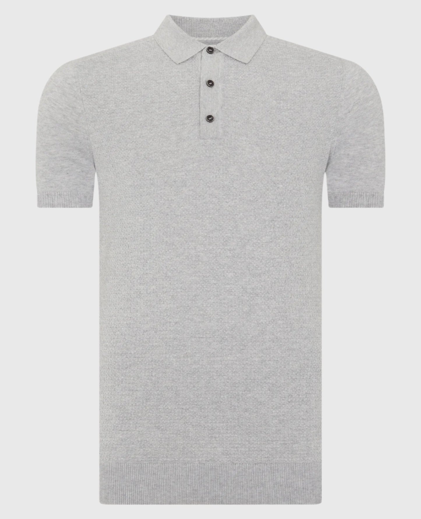 Remus Uomo Short Sleeve Knit Polo Shirt