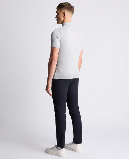Remus Uomo Short Sleeve Knit Polo Shirt