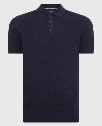 Remus Uomo Short Sleeve Knit Polo Shirt