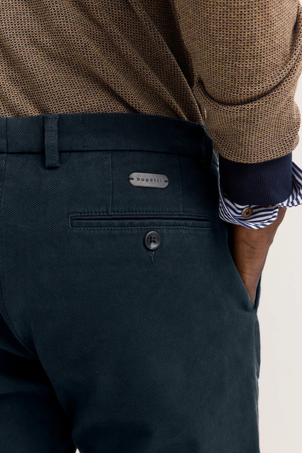 Bugatti Cotton Chinos - Navy