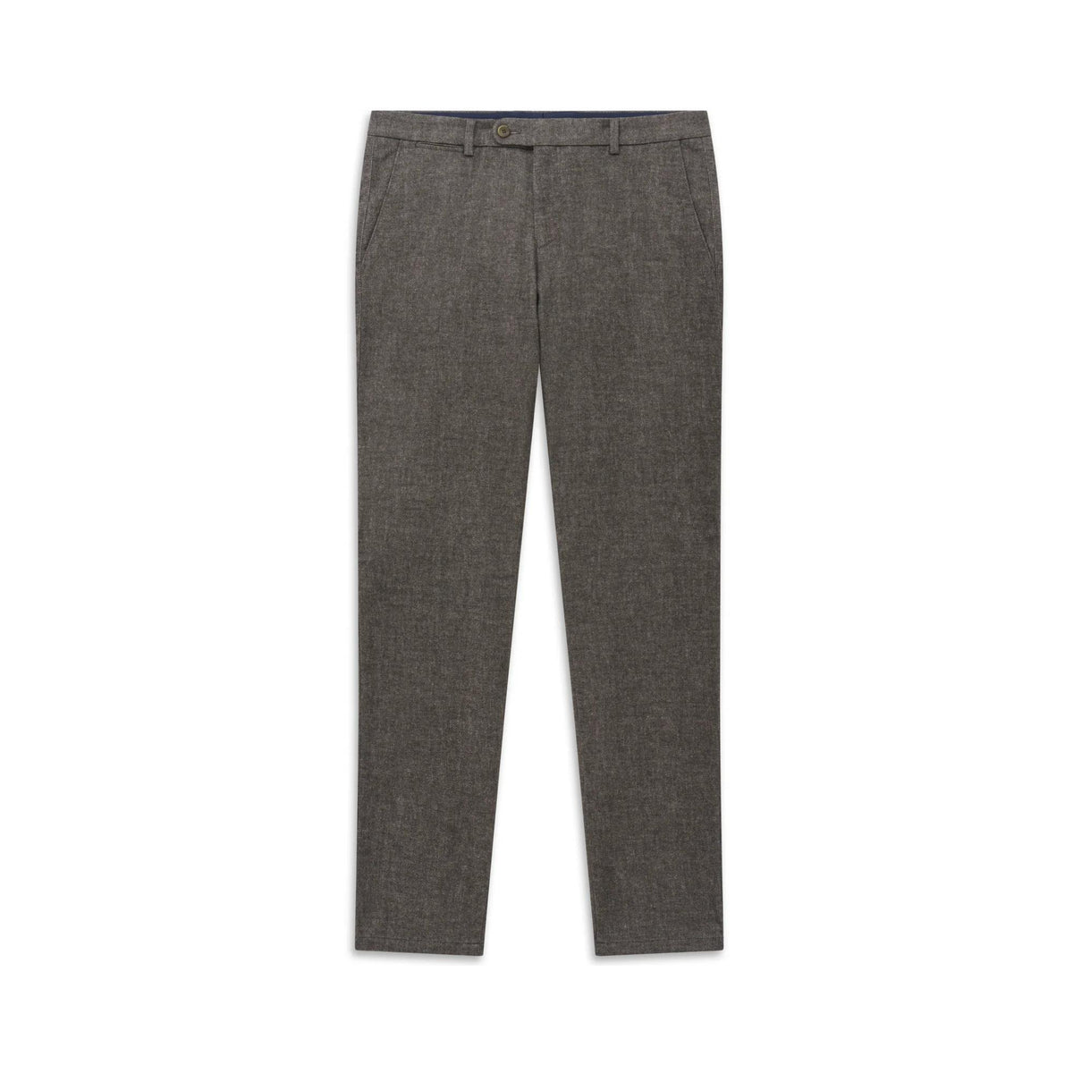 Bugatti Textured Modern Fit Trousers - Brown