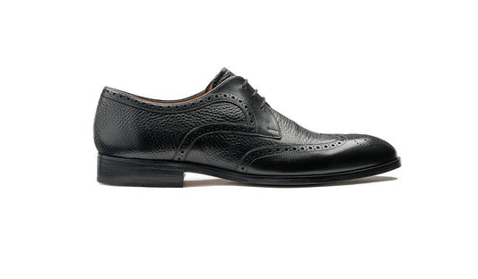 Salcombe – Black Calf / Black Deer Skin