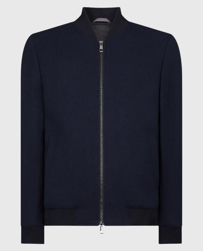 Remus Uomo Flannel Bomber Jacket