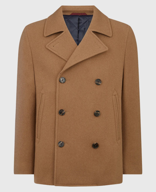 Remus Uomo Oliver Wool Peacoat