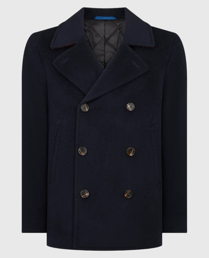 Remus Uomo Oliver Wool Peacoat
