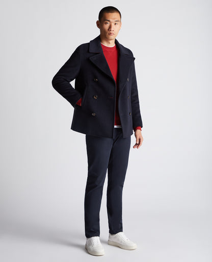 Remus Uomo Oliver Wool Peacoat