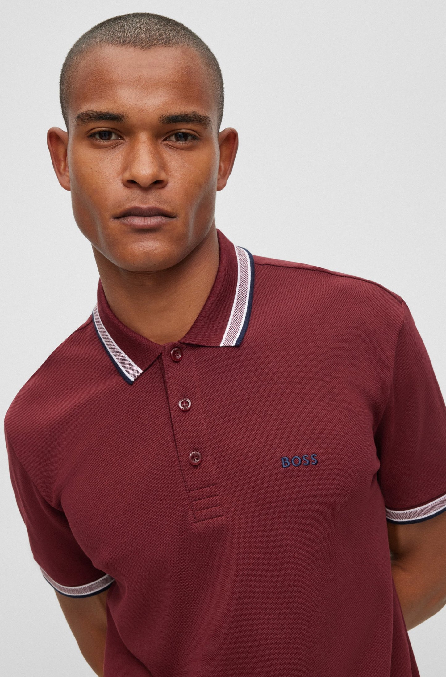 Boss Organic Cotton Polo Shirt With Logo