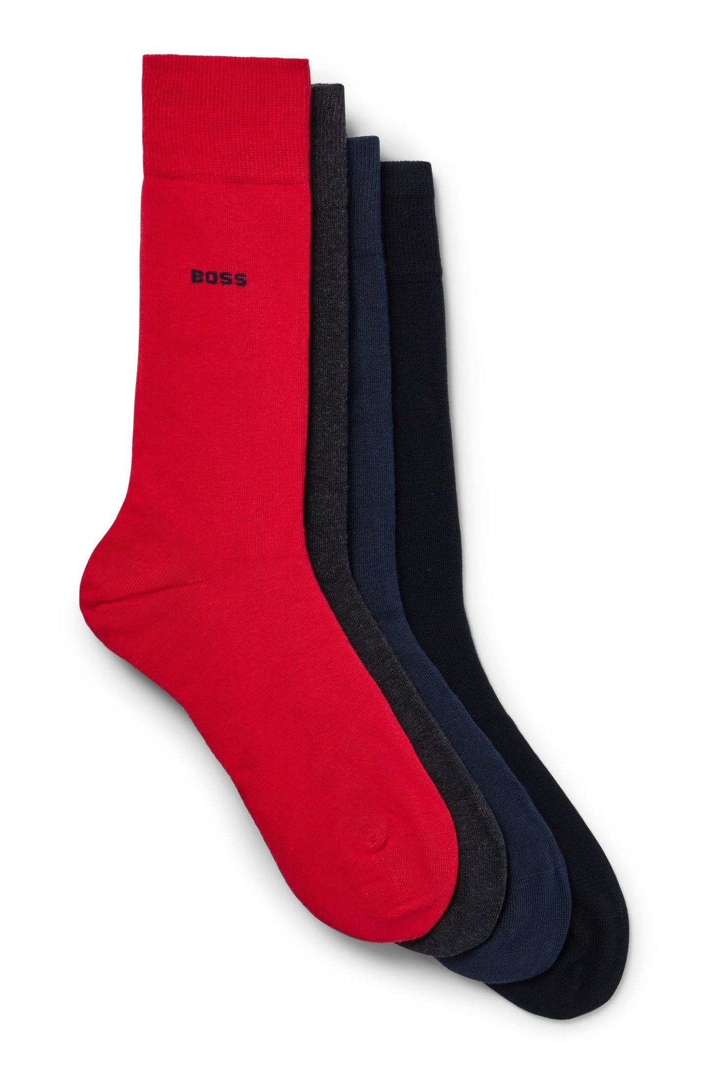 Boss 4 Pack Of Socks In A Cotton Blend