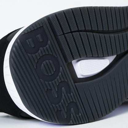 Boss Sock Trainers with Knitted Upper and Fishbone Sole