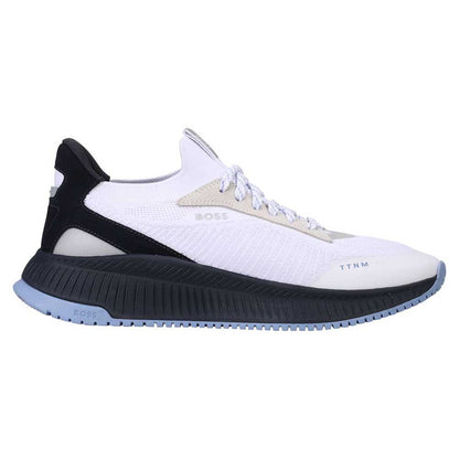 Boss Sock Trainers with Knitted Upper and Fishbone Sole