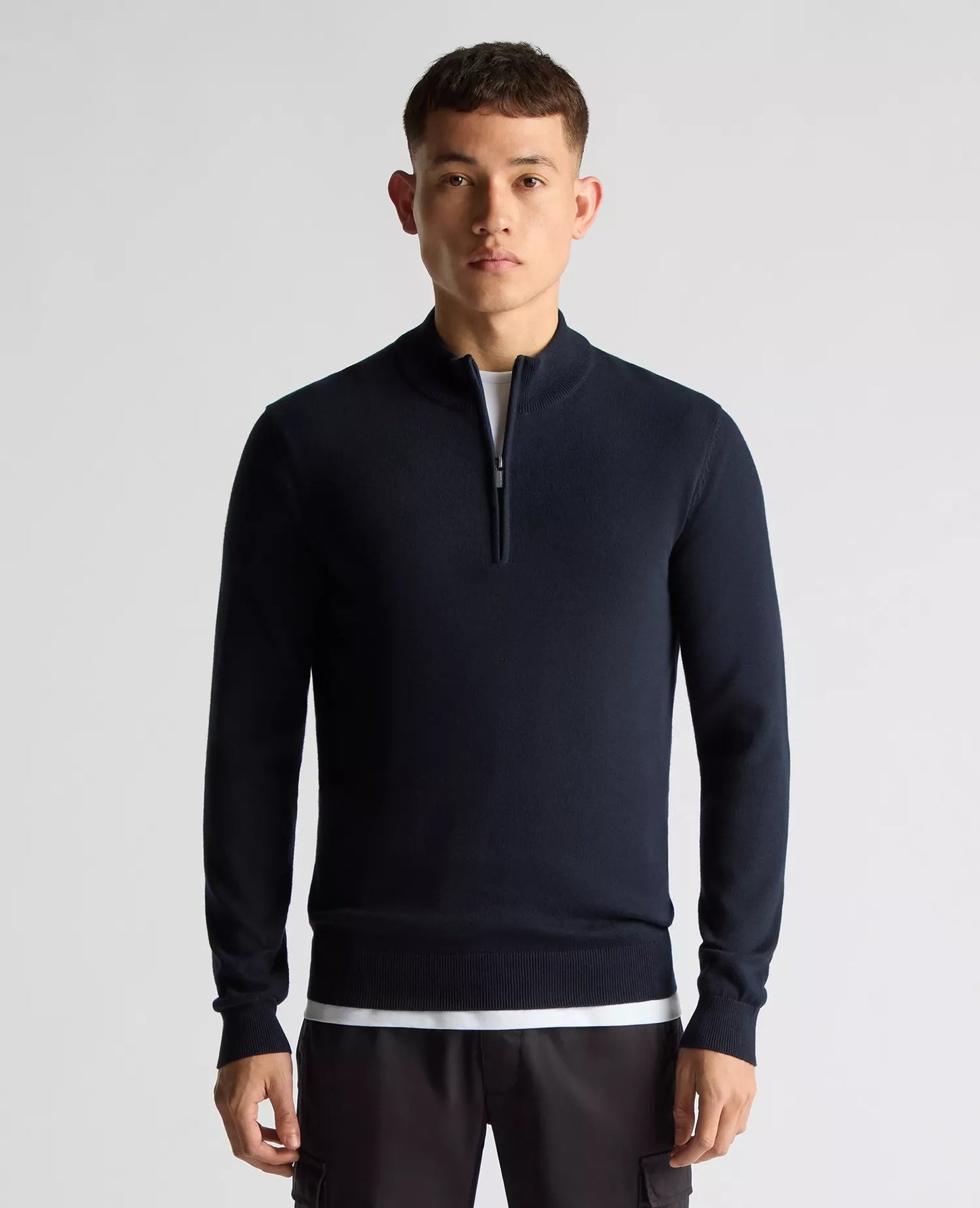 Remus Uomo Crewneck Quarter Zip