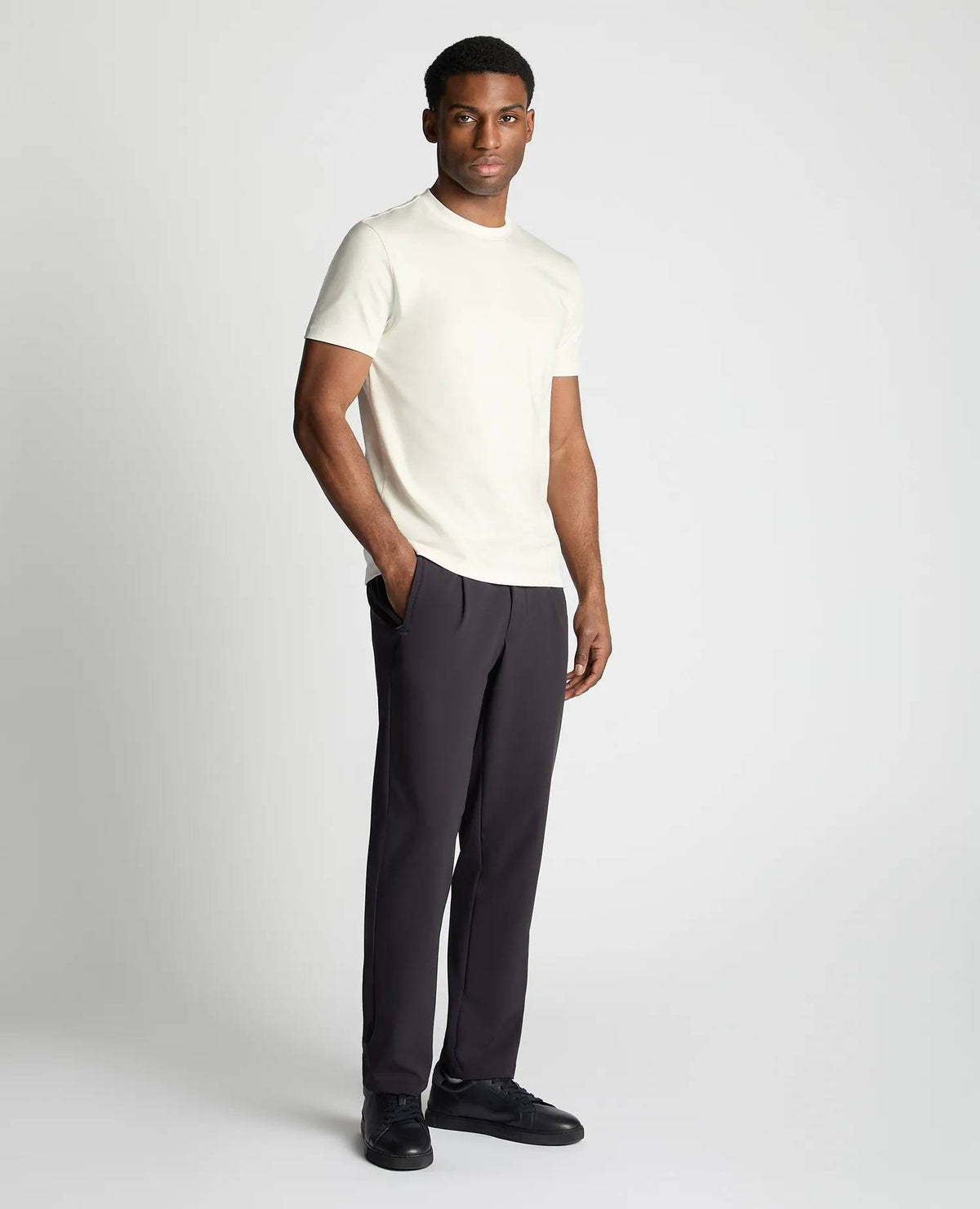 Remus Uomo Relaxed Fit Cotton T-Shirt – White