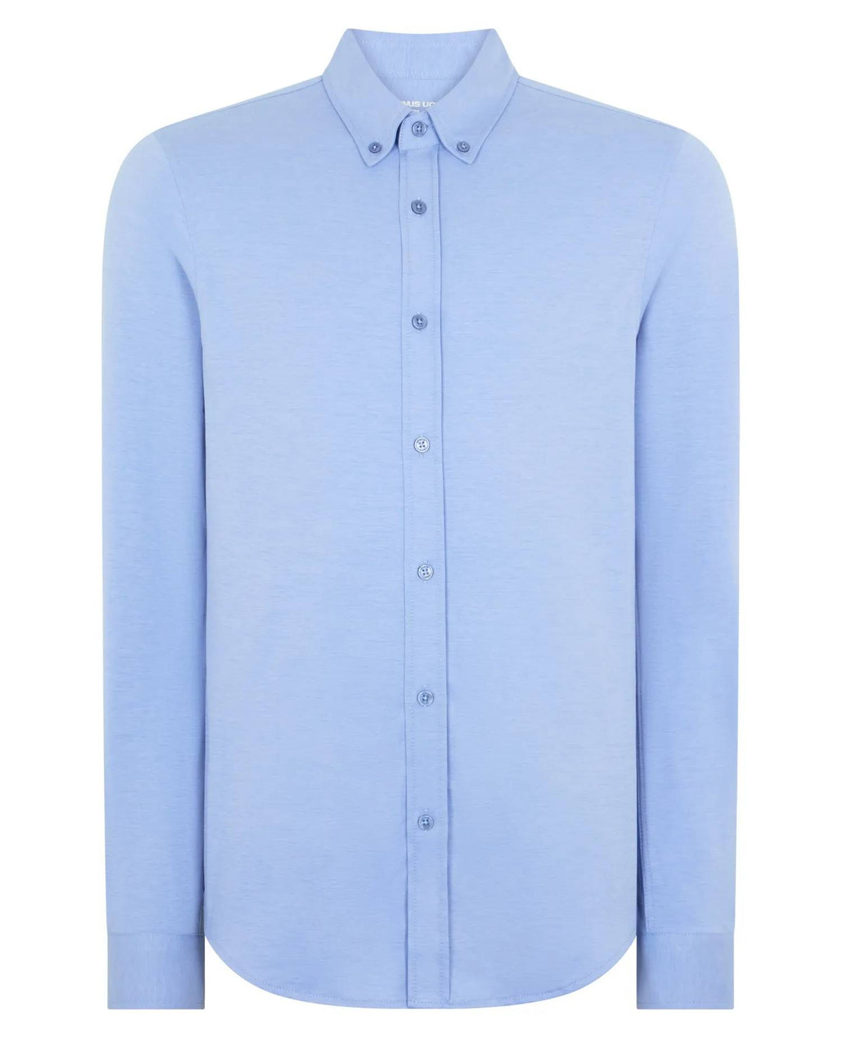 Remus Uomo Long Sleeve Stretch Shirt - Light Blue