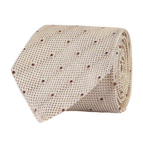 Amanda Christensen Classic Dotted Silk Tie