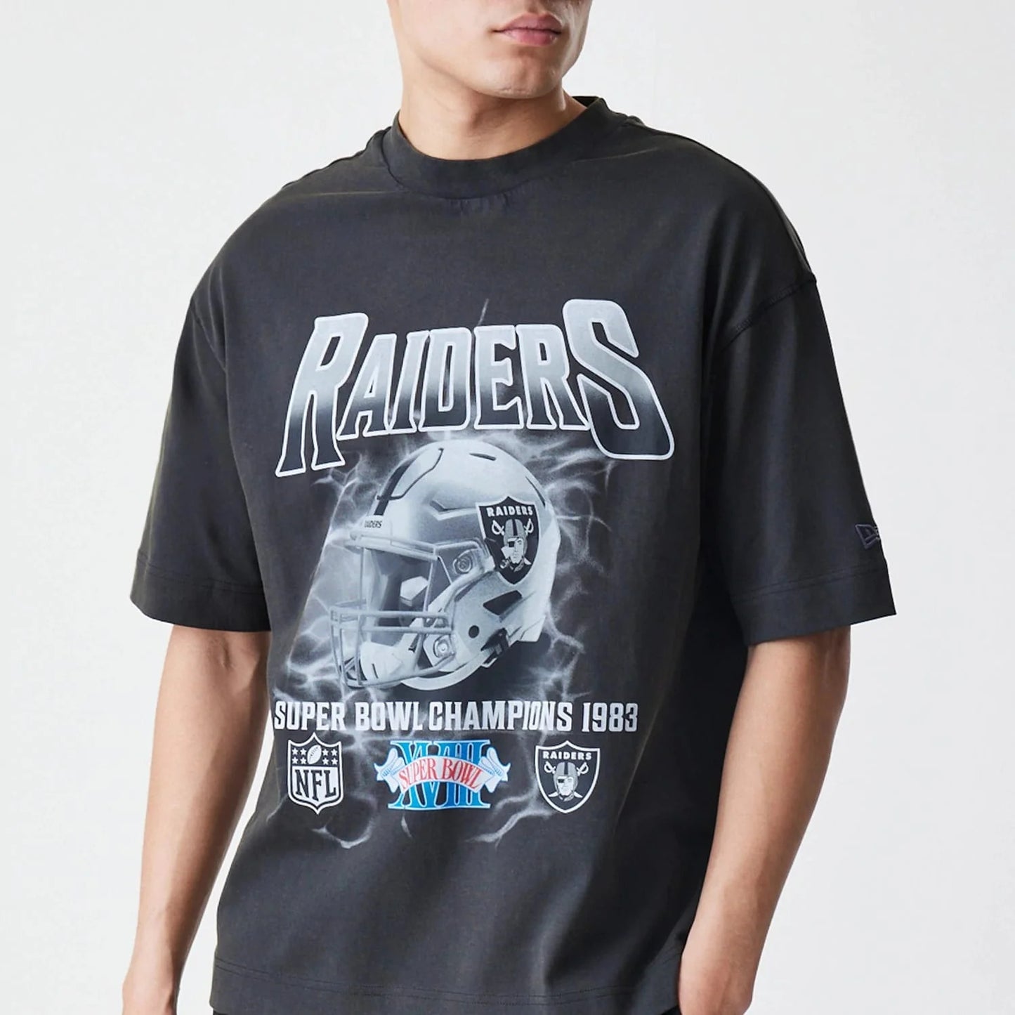 NFL Washed Boxy Las Vegas Raiders Tee