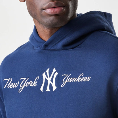MLB Script New York Yankees Navy Hoodie