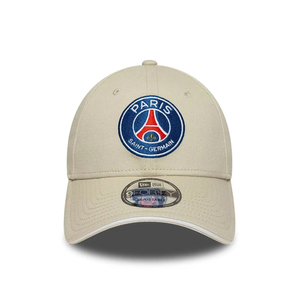 New Era Paris Saint Germain Core Light Beige 9FORTY Adjustable Cap