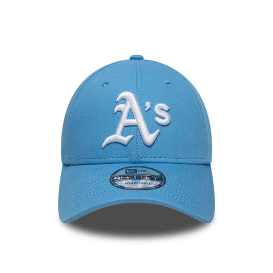 New Era Athletics MLB League Essential Pastel Blue 9FORTY Adjustable Cap
