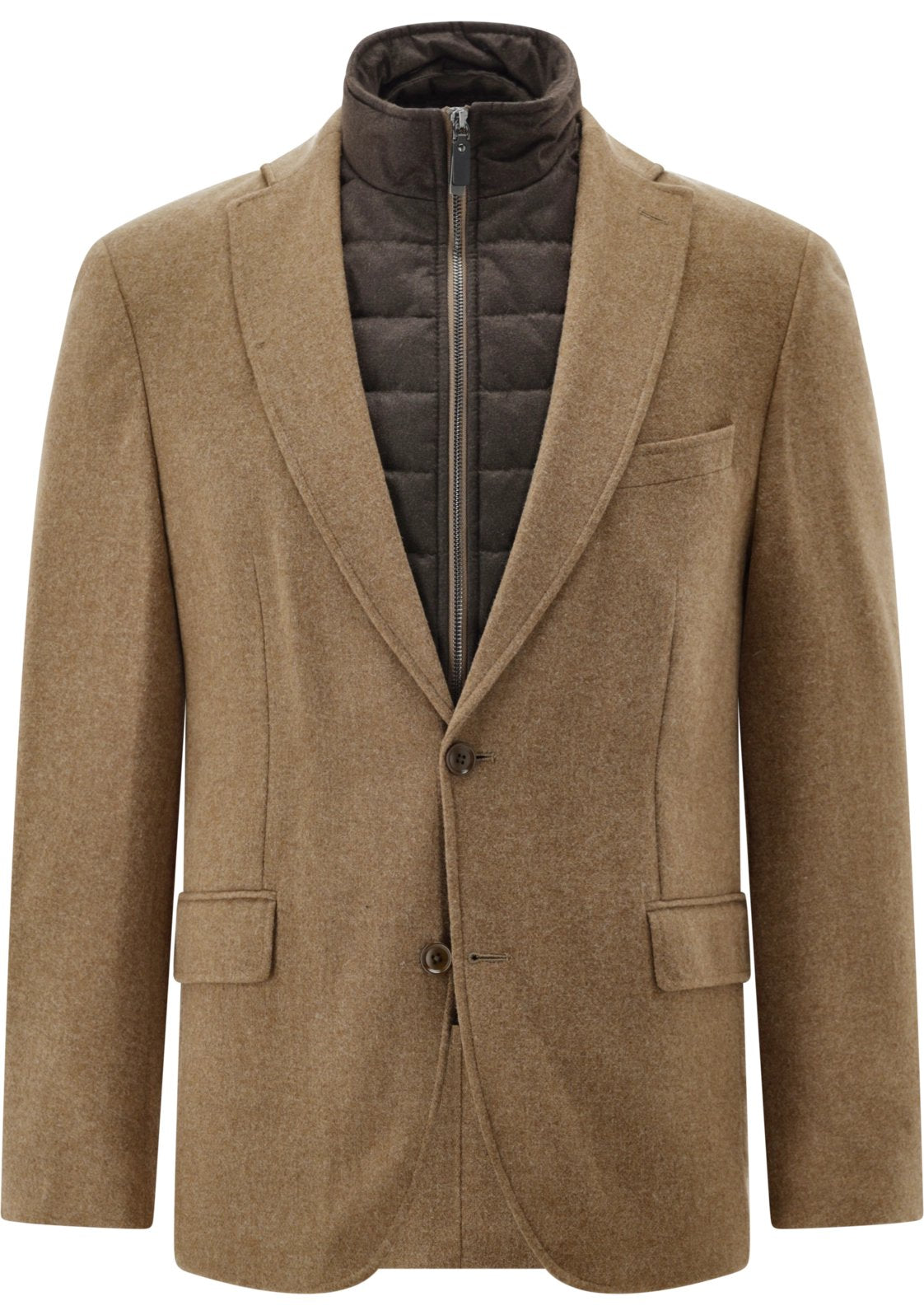 Carl Gross Remko 2-in-1 Wool Blend Jacket – Brown