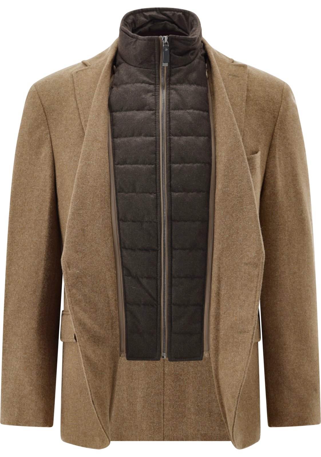 Carl Gross Remko 2-in-1 Wool Blend Jacket – Brown