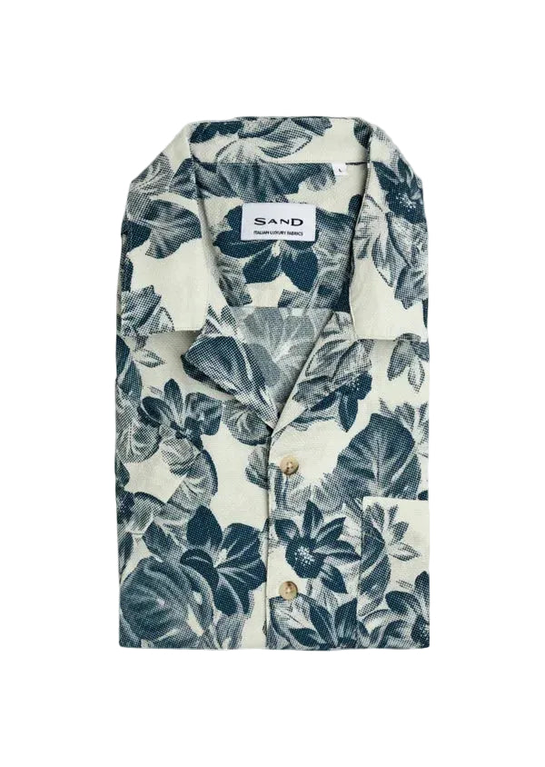 Sand Chad Floral Short-sleeve Shirt