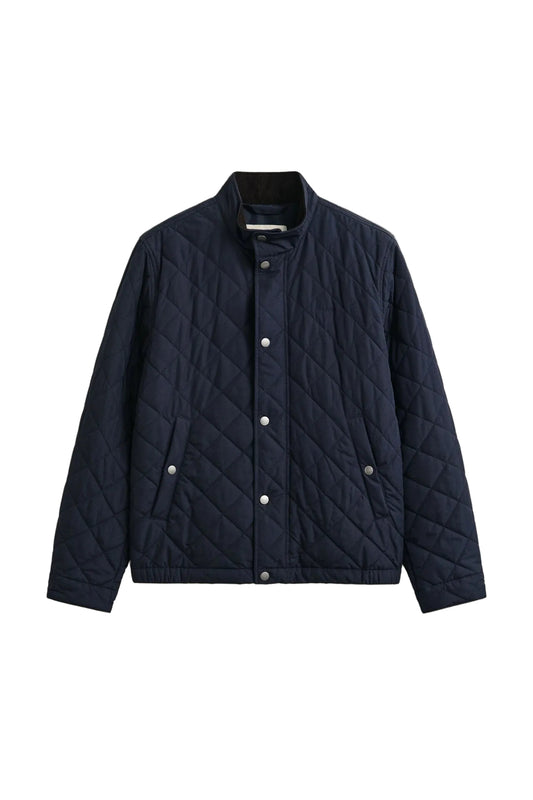 GANT Quilted Jacket – Evening Blue