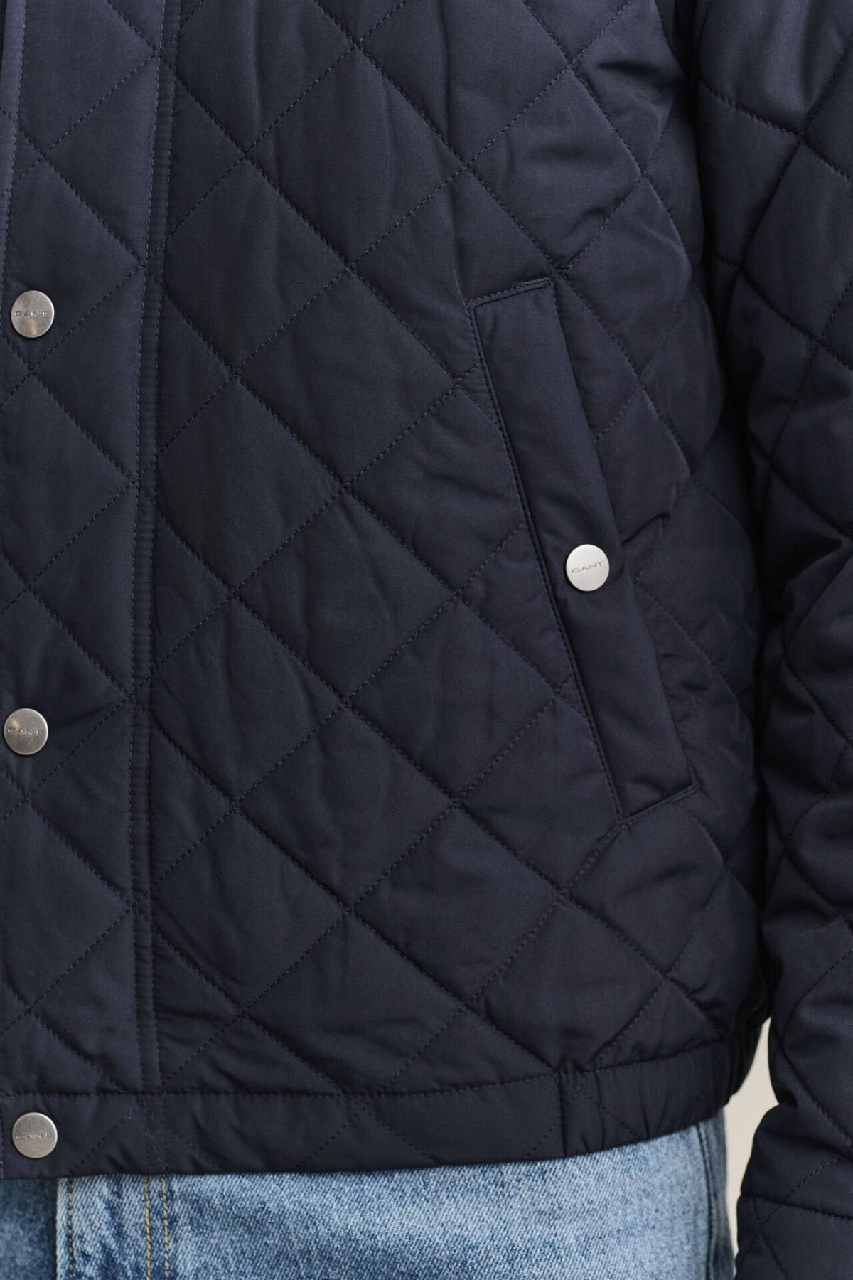 GANT Quilted Jacket – Evening Blue
