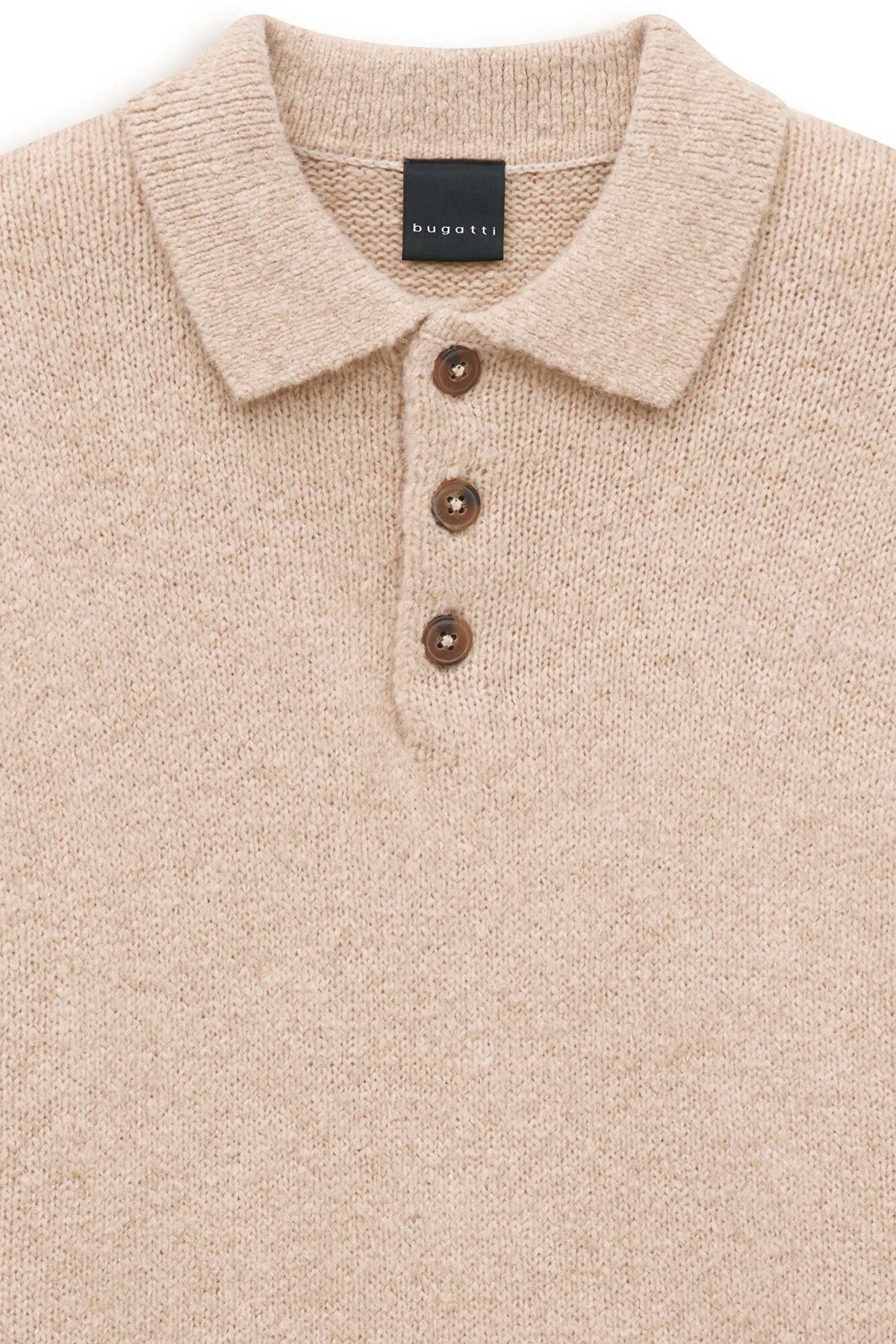 Bugatti Wool Blend Button Cardigan - Beige