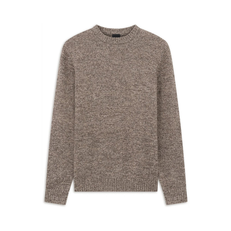 Bugatti Melange Crew Neck Knit - Beige