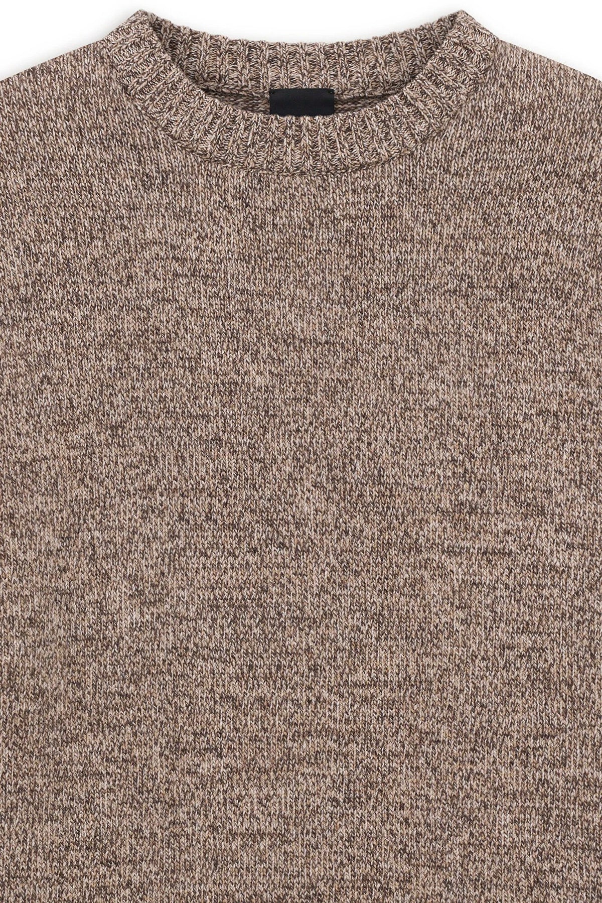 Bugatti Melange Crew Neck Knit - Beige